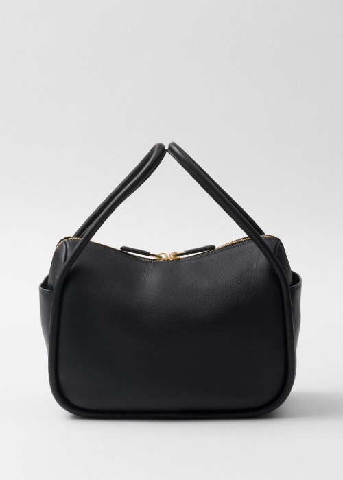 Black Leather Women's Handbag Black Leather Women's Handbag
