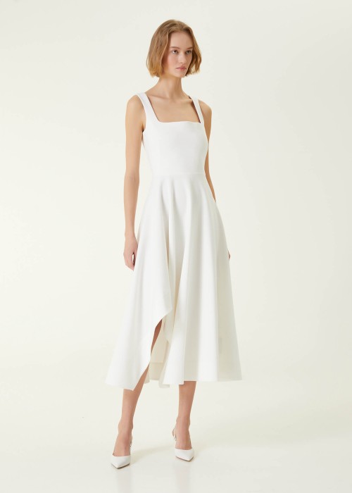 White Skirt Midi Dress White Skirt Midi Dress